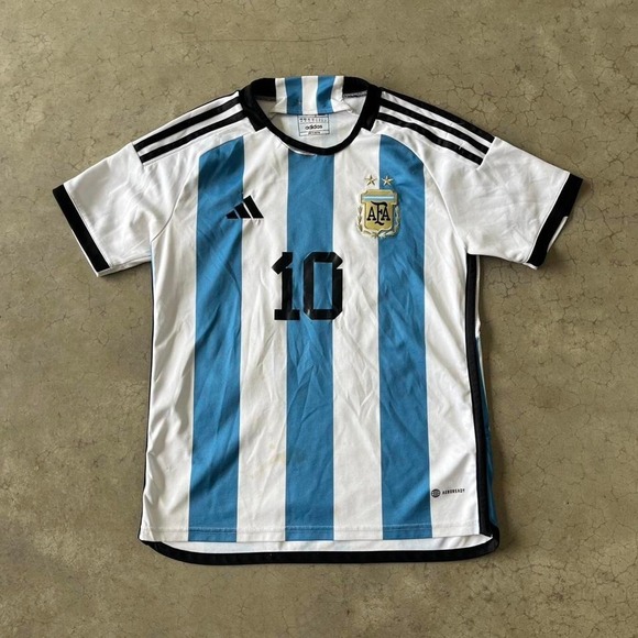 adidas Other - vintage y2k lionel messi argentina jersey